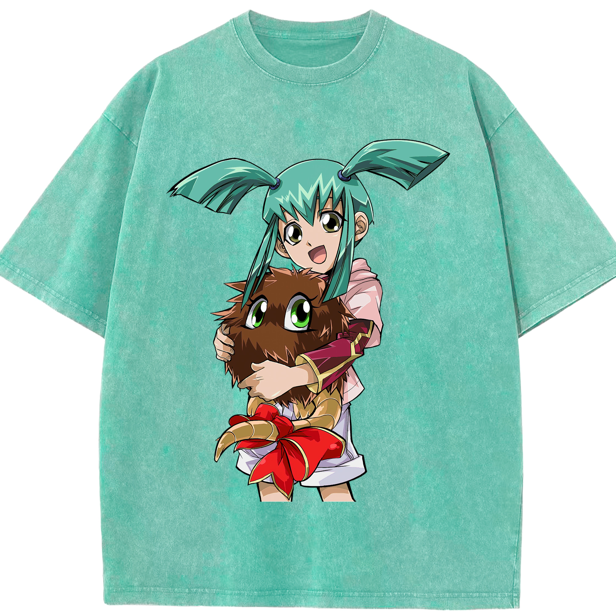 （画像用） 遊☆戯☆王 Yu-Gi-Oh! 綿100% ヴィンテージ風 半袖Tシャツ（フロントプリント）